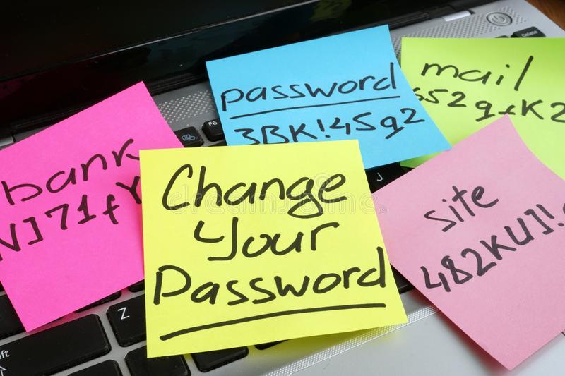 Change password - mot de passe